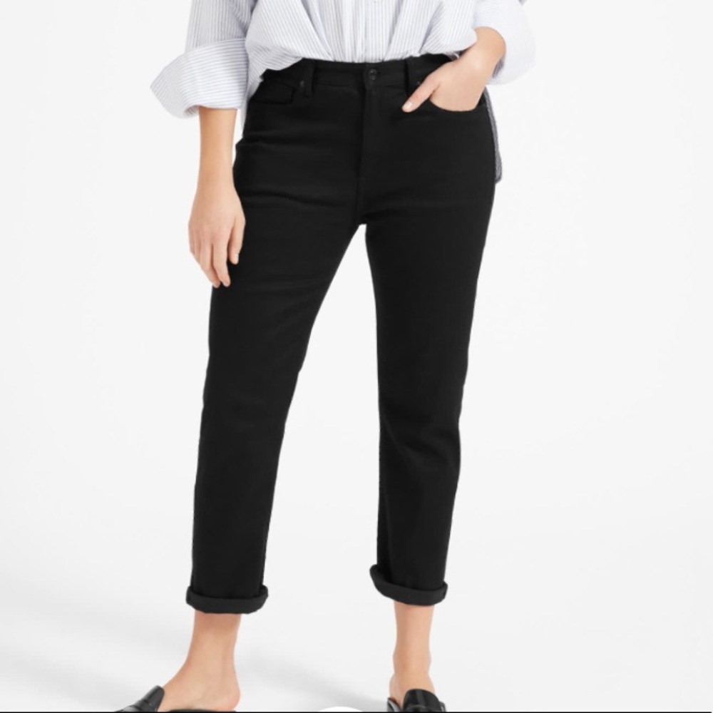 Everlane Modern Boyfriend Jeans - Black